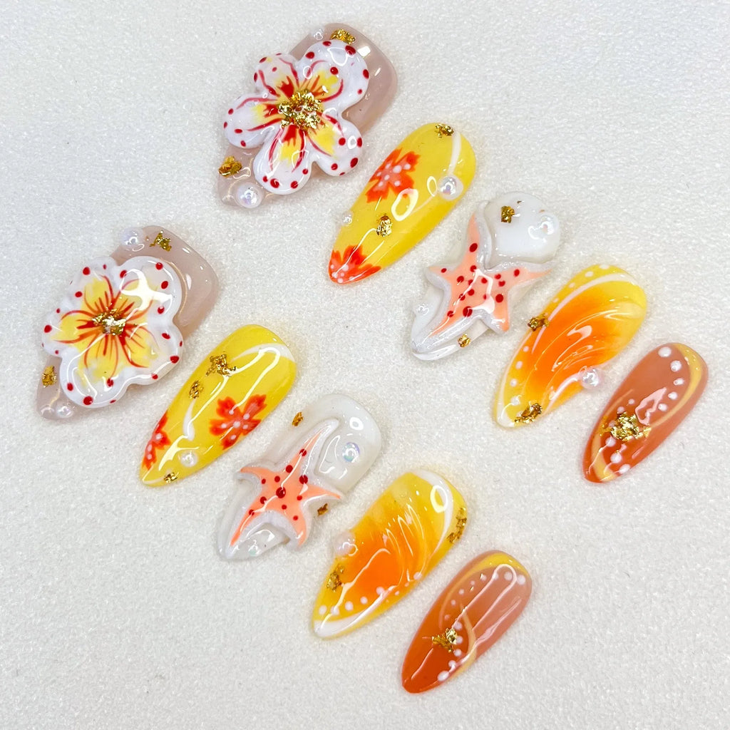 Sun Kissed Hibiscus Tide – 3D Island Goddess Set