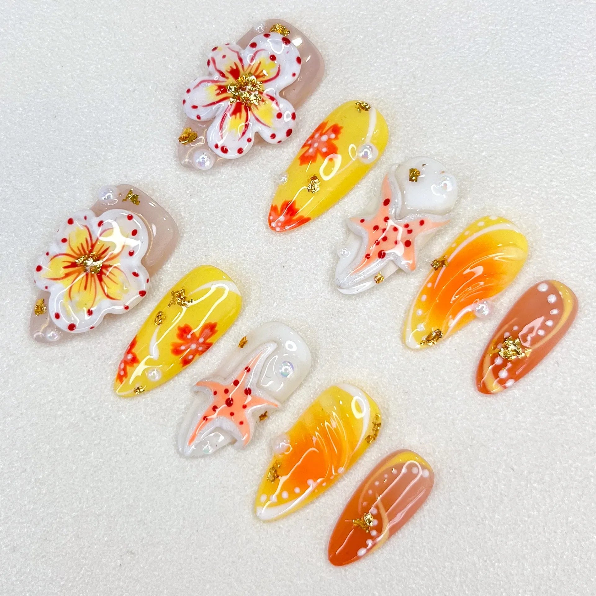 Sun Kissed Hibiscus Tide – 3D Island Goddess Set